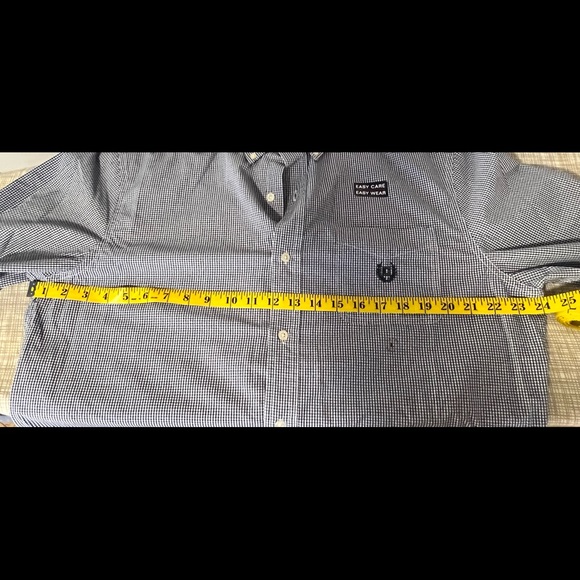 Men’s Large Chaps Easy Care button down long sleeve shirt. New with tags. - Picture 4 of 6